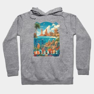 Atlantis Retro Design Hoodie